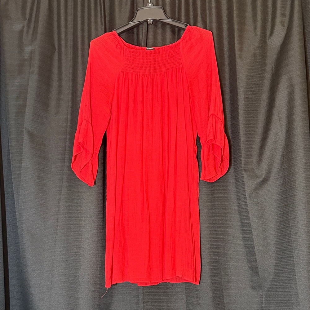 New Directions Red Textured Top